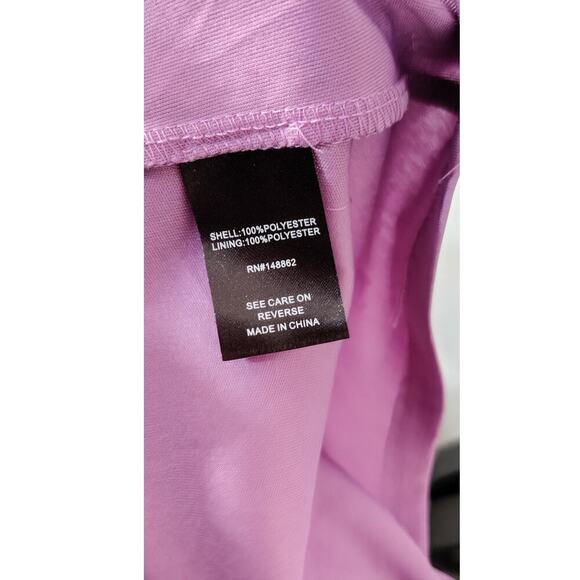 Torrid Lavender Purple Floral Chiffon Midi Dress Size 5X Sleeveless - Picture 6 of 7